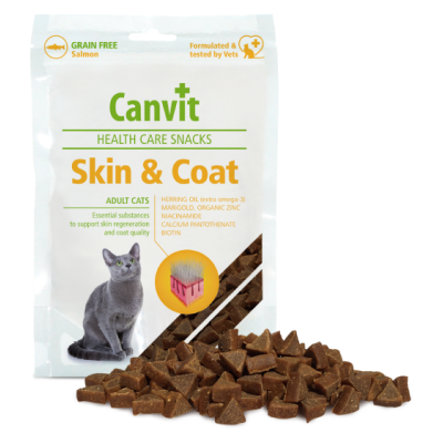 Canvit Snacks CAT Skin & Coat 100g