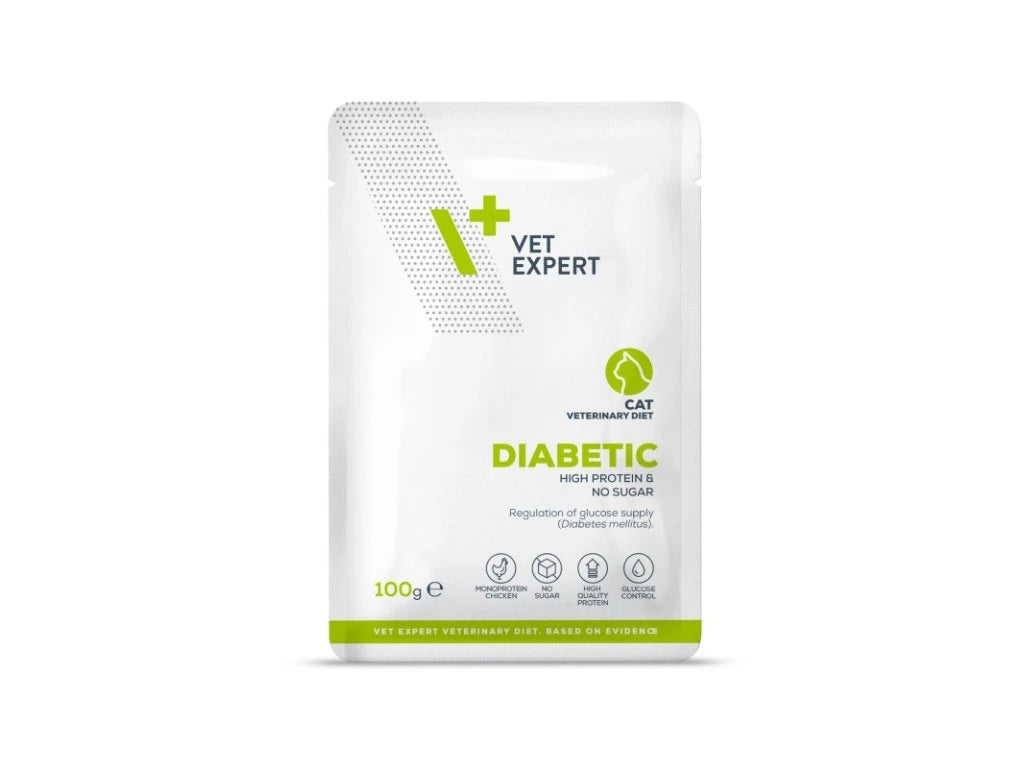VetExpert VD 4T Diabetic Cat kapsa 100g