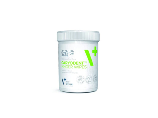 CARYODENT FINGER WIPES - ubrousky na prst pro pohodlné čištění zubů