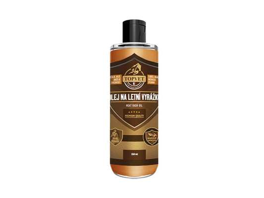 Olej na letní vyrážku pro koně TOPVET 250ml