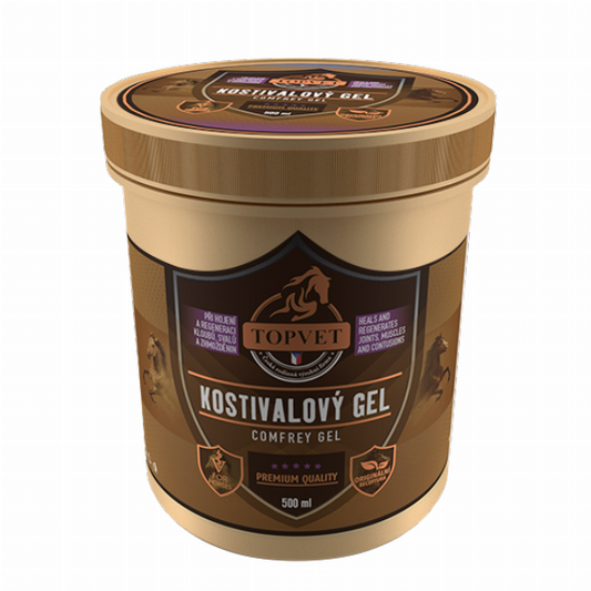 Kostivalový gel pro koně TOPVET 500ml