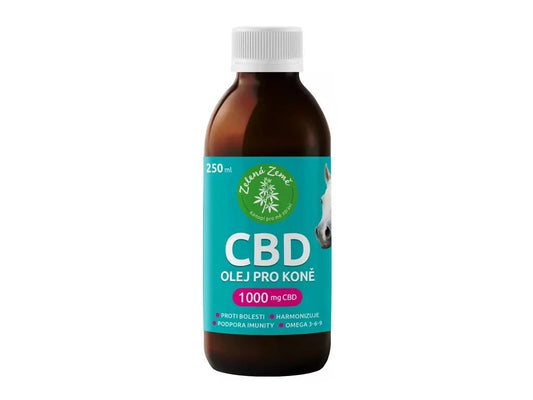 CBD olej pro koně 1000mg, 250ml
