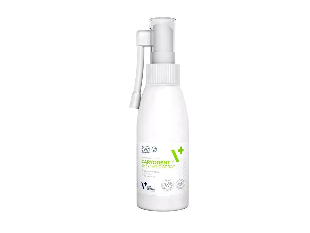 CARYODENT® ENZYMATIC SPRAY - Ústní hygienický sprej pro psy a kočky 75 g