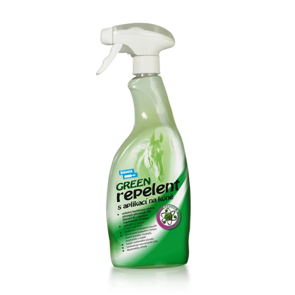 GREEN REPELENT s aplikací na koně, 750 ml