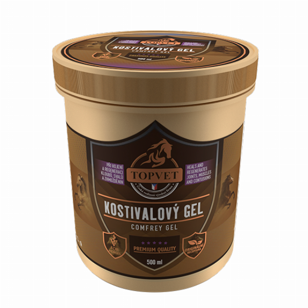 Kostivalový gel pro koně TOPVET 500ml