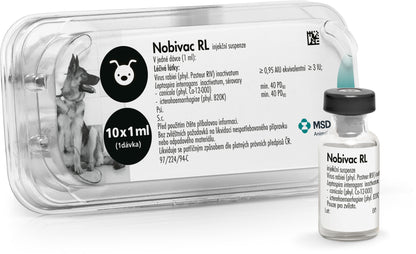 Vzteklina a leptospiróza -  Nobivac RL